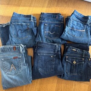 Classic Blue Women's Jeans by Various Brands